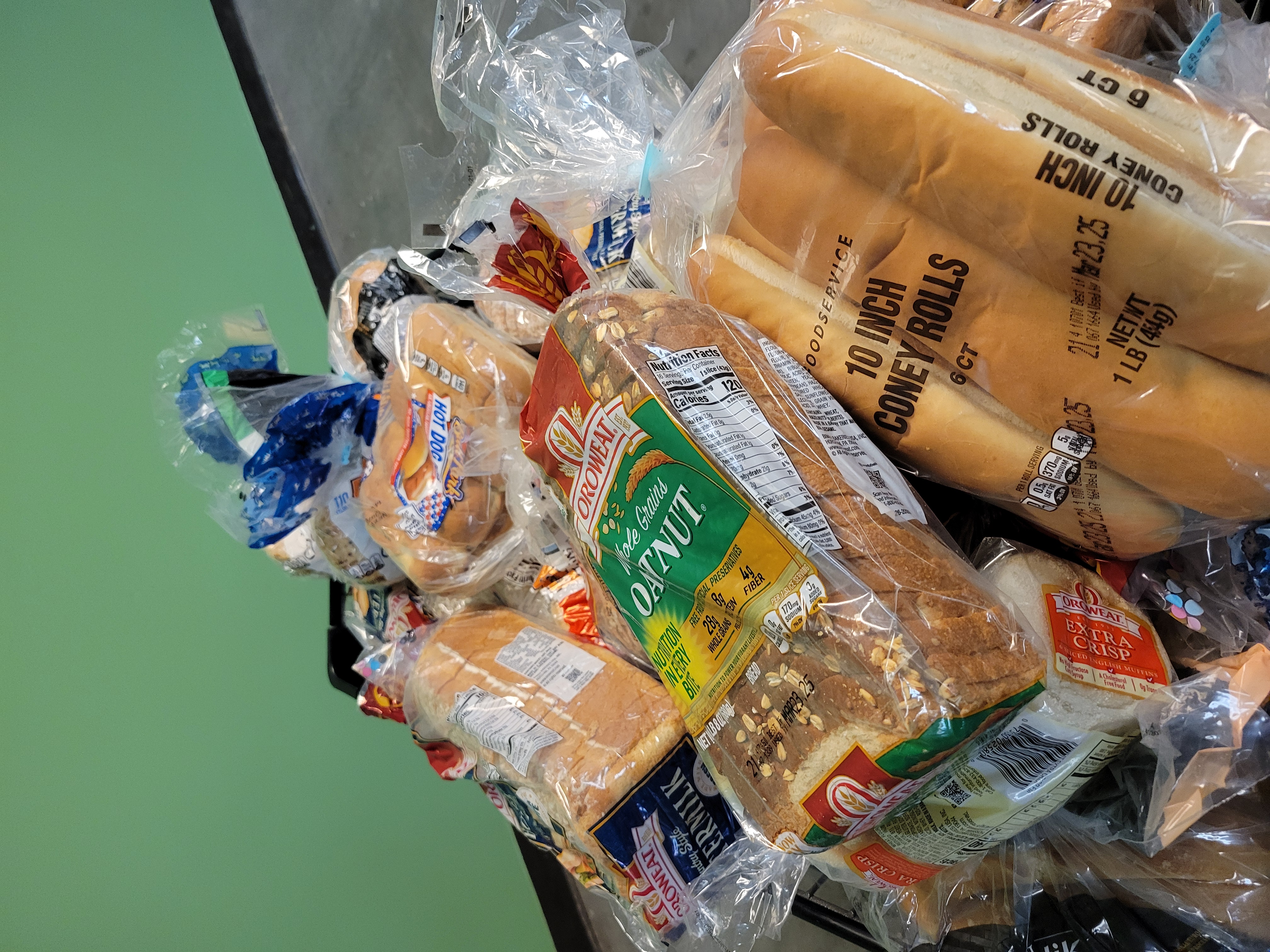 A lot of different breads.